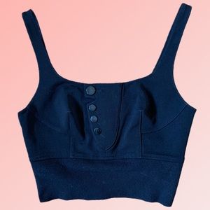 Alexander Wang Bodycon Cropped Top Sz S